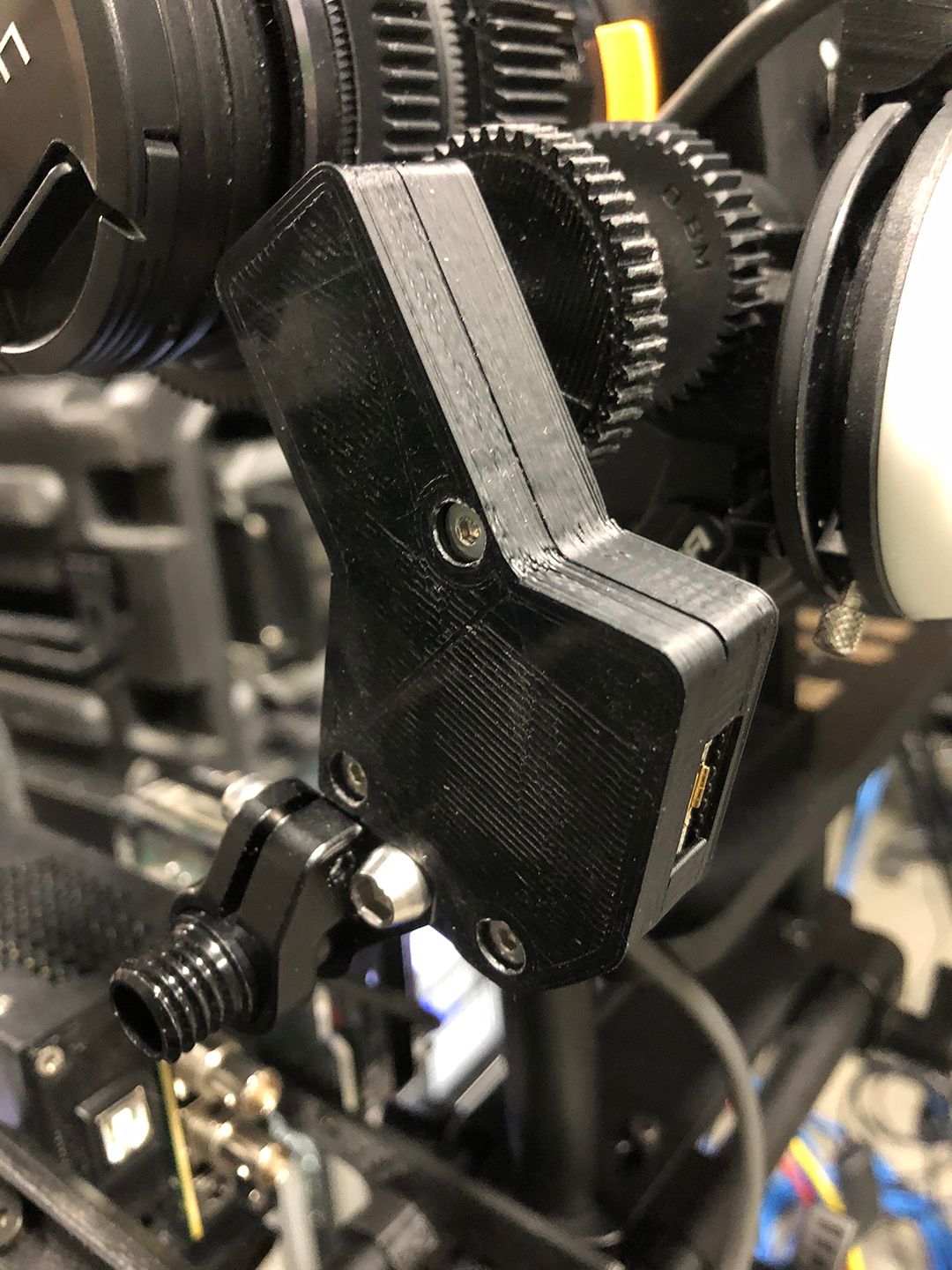 Encoder mounted on camera