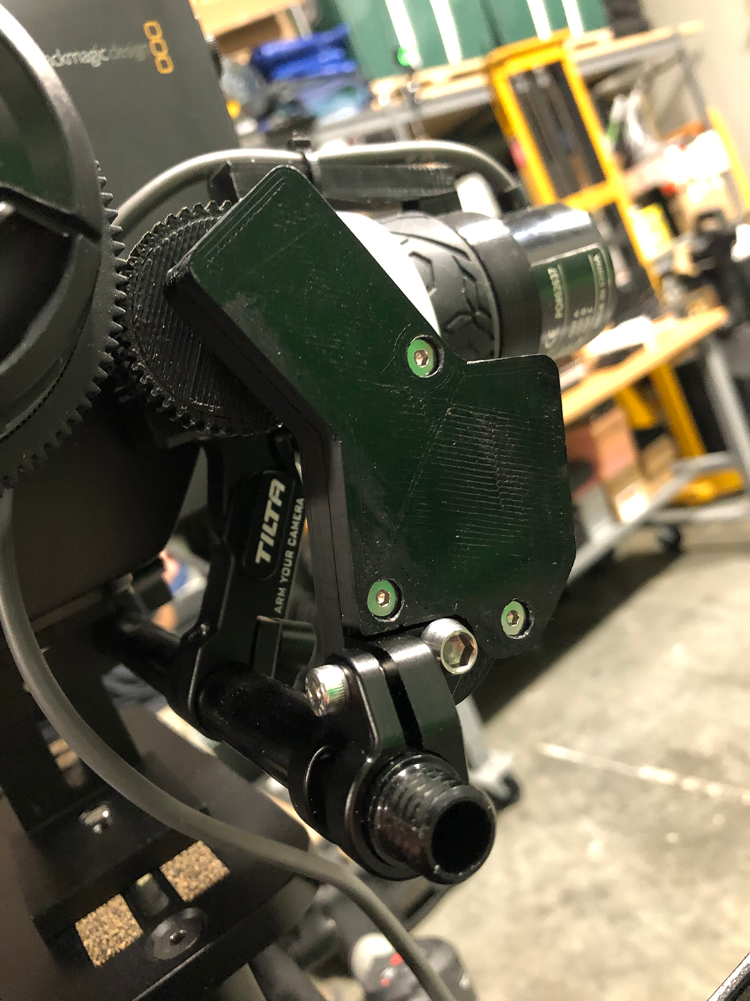 Encoder mounted on camera